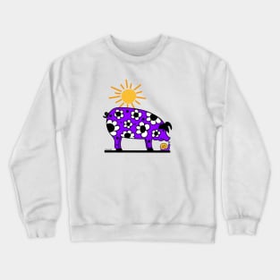 Pig and Snail Friends Crewneck Sweatshirt